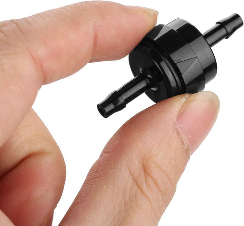 Non Return One Way Check Valve, 1/8" 3/16" 1/4" 5/16" One Way Non Return Inline Check Valve For Fuel Gas Liquid Air(1/8")...