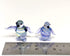 2 Penguins Tiny Figurines Hand Blown Color Glass Art Animals Collectible Gift Home Décor (Blue Green)...