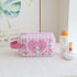 Kawaii Cartoon Travel Cosmetic Bag, Waterproof Large Capacity Cosmetic Pouch, Cute Anime Makeup Bag with Zipper, Foldable Storage Bags Makeup Pouc...