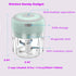 Electric Mini Food Chopper, Rechargable Small Food Processor for Garlic, Puree, Onion, Herb, Veggie, Ginger, Fruit Blender (250ml+100ml 2 cups, Gr...