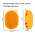 Dog Grooming Shampoo Brush, Pet Soothing Massage Rubber Bristles Curry Comb, Bath Gloves for Dogs and Cats Washing, Double-Sided Available, Yellow...