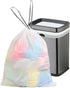 15 Gallon Tall Kitchen Trash Bags Drawstring - 1.2 Mil Thick White Garbage Bag for Office Kitchen, 45 Count...