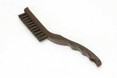 SPARTA Plastic Grout Brush, Scrub Brush, Crevice Brush with Hanging Hole for Cleaning Narrow Spaces, 9 Inches, Brown...