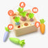KMTJT Montessori Toys for 1 2 3 Year Old Toddlers, Macron Carrot Harvest Game Wooden Toys for Baby Boys and Girls, Educational Learning Shape Sort...