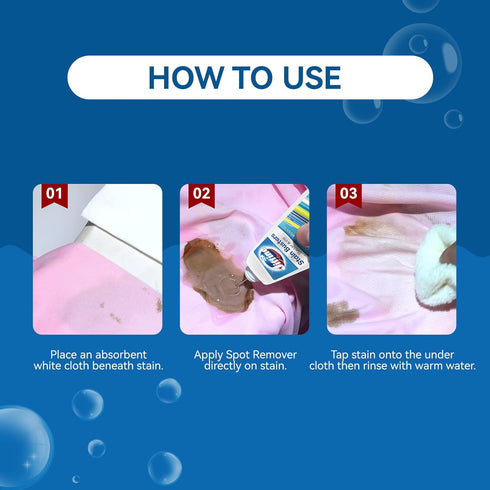 Laundry Stain Remover, Professional for Removing Marker, Ink and Ballpoint Pen Stains From Clothes, 50ml 3 Bottles...