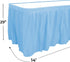 Party Dimensions Plastic Table Skirt, 29-Inches by 14-Feet - Light Blue - 1 Pack...