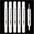12 Colors Grayscale Art Marker Pen Double-Ended Sketch Markers Alcohol Based Ink Neutral Gray Tones Art Supplies (12 Colors Cool gery style)...
