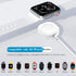 Smart Watch Charging Dock for Apple Watch, 1m/3.3FT Long iWatch USB Magnetic Charging Cable, Compatible with Apple Watch Series 1-8/SE/Ultra (Squa...