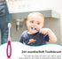 6 in 1 Baby Training Toothbrush Set - Infant to Toddler Toothbrush Oral Care Toothbrush - Food Grade Silicone,Extra Soft Bristles,Perfect for 6+,1...