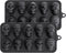 Webake Skull Chocolate Mold with 5 Different Shapes, Silicone Skeleton Mold for Halloween Chocolate, Candy, Jello, Ice, Cube, Treats, Pack of 2...