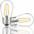 Clear 2W S14 LED Bulbs Plastic Shatterproof for String Light Bulbs Replacement (2)...