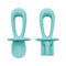 Tiny Twinkle Silicone Training Utensils - Baby Spoons and Baby Forks For Self-Feeding Training - Silicone Baby Led Weaning Utensils For Toddlers A...