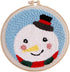 Punch Needle Embroidery kit DIY Christmas Snowman Cross Stitch Hoop Craft Kits Handcraft Embroidery......