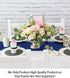 ShiDianYi 12''x72'' Navy Blue Sequin Table Runner - Sparkly Metallic Sequin Runner for Wedding, Bridal Shower, Dinner Party, Ready to Ship!...