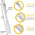 Butter Spreader Knife for Cold Butter above 20?, Butter Slicer, Butter Curler, Butter Grater, Butter Blade (1 knife)...