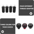 5 Speed Shift Knob with 4PCS Adapter,Leather Ball Shaped Gear Shifter Knob for Automotive Manual Transmission,Universal Stick Shift Knob Car Inter...