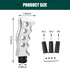 1 PC Car Personalized Shift Knob, Creative Four-Hole Handle Shape Manual Gear Shift Headband M8/M10/M12 Adapter, Universal Decorative Modification...