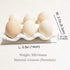 Ceramic Egg Holder Egg Tray Porcelain Fresh Egg Holder for Fridge Countertop Kitchen Storage Half Dozen 6 Cups (White)...