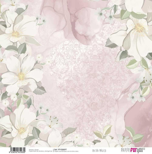 Papers For You - Scrapbooking Paper Kit in Portuguese | Collection "A Magical Day Blond Haired Girl" | Includes 10 Double Sided Papers with Differ...