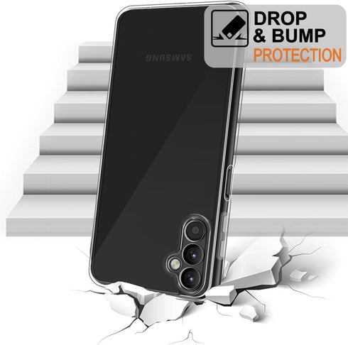 TENOC Phone Case for Samsung Galaxy A13 5G, Clear Case Non-Yellowing Protective Bumper Hard Back Cover...