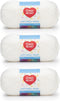 Red Heart Soft Baby Steps White Yarn - 3 Pack of 141g/5oz - Acrylic - 4 Medium (Worsted) - 256 Yards - Knitting, Crocheting & Crafts...