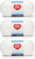 Red Heart Soft Baby Steps White Yarn - 3 Pack of 141g/5oz - Acrylic - 4 Medium (Worsted) - 256 Yards - Knitting, Crocheting & Crafts...