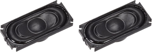 DMiotech 2 Pack 1W 8 Ohm 16mm X 36mm DIY Magnetic Speaker Square Type Internal Replacement Loudspeaker for Laptop Black......