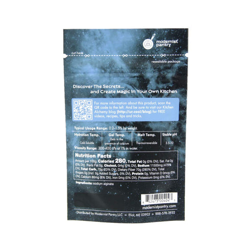 Pure Sodium Alginate (Molecular Gastronomy) ? Non-GMO Vegan OU Kosher Certified - 50g/2oz...
