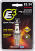 E3 Spark Plugs E3.34 Powersports Spark Plug for Motorcycles, ATVs, Snowmobiles, and More, Patented DiamondFIRE Technology, Pack of 1...