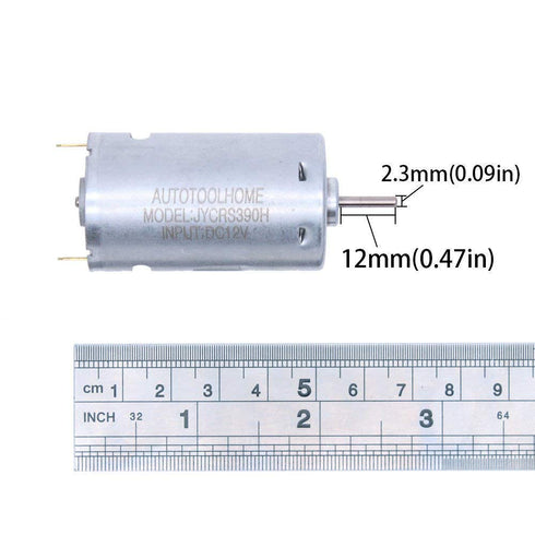 AUTOTOOLHOME 6-12V Mini DC Motor High Torque Gear for Traxxas R/C and Power Wheels PCB DIY Electric Drill...