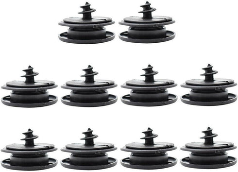 10Pcs Universal Car Floor Mat Carpet Clips Fixing Grip Clamps Buckles Floor Holders...