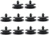 10Pcs Universal Car Floor Mat Carpet Clips Fixing Grip Clamps Buckles Floor Holders...