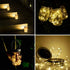 Solar Mason Jar Lights, 8 Pack 15 LED Waterproof Fairy Firefly Jar Lids String Lights with Hangers(NO JARS), Patio Yard Garden Wedding Easter Deco...