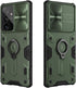 Galaxy S21 Ultra Case with Ring Kickstand,CamShield Armor with Slide Metal Camera Cover, PC & TPU Impact-Resistant Bumpers Protective for Samsung ...