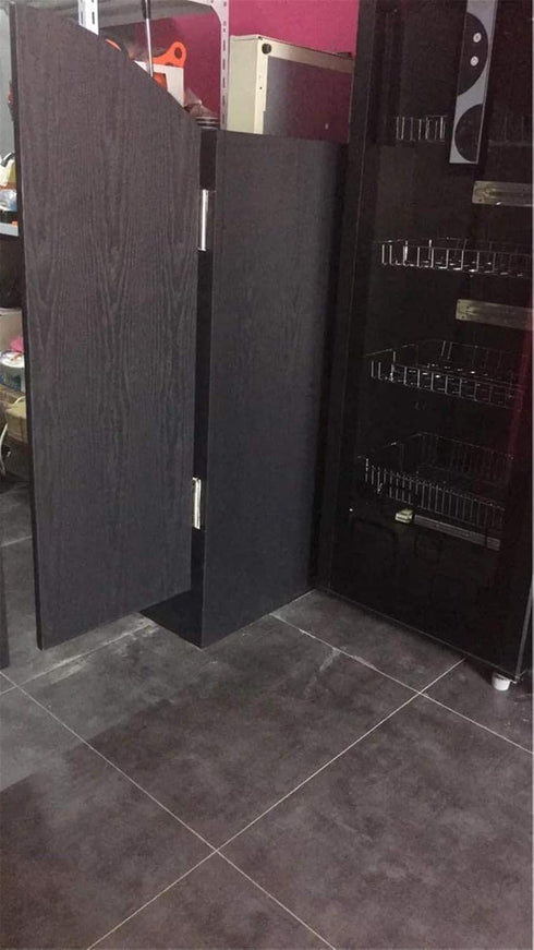 Yancorp Matte Black Contact Paper Black Wallpaper Peel and Stick for Countertops Removable Wallpaper for Cabinets Desk Wrap Self-Adhesive Stick on...