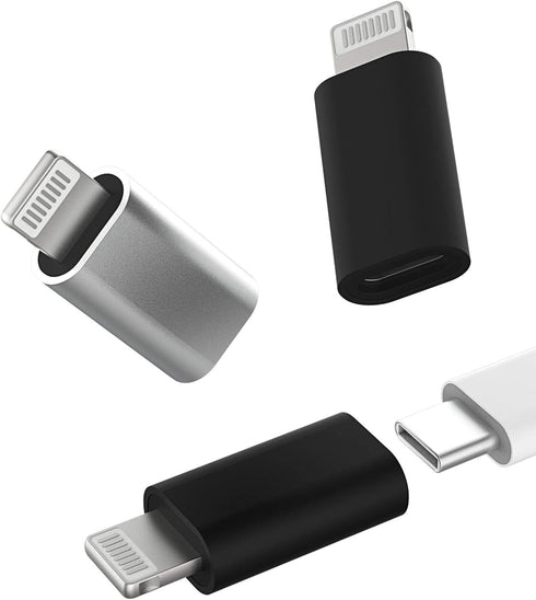 3Pack,USB-C Female to Lightning Male Adapter,Lightning to USB C Adapter,Type C Cable Charger Adaptor for Apple iPhone 12 11 Mini PRO MAX XS XR X S...