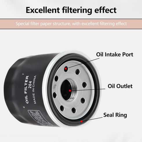OuYi Oil Filter Compatible with H-o-n-d-a Goldwing 1800 GL1800 NC700X NC750X RC51 ST1300 VFR800 VFR1200X VT1300 Shadow 750 VTR1000 VTX 1300 1300C ...