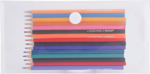#10 Clear Plastic Envelopes 5 x 10 Money Receipt Bill Storage Holder 20 Pack Hook Loop Closure...