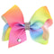 Baby Girls Hair Clips Rainbow Ribbon Hair Bows Colorful Hair Bow Clip 4 Inch Pride Hair Accessories for Women Toddlers TS01 (Pink)...