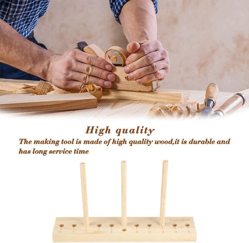 Bow Maker Bow Making Tool for Ribbon, Wooden Wreath Bow Maker for Making Gift Bows, Wrist Corsages, Party Decorations, Hair Bows, Holiday Wreaths(...