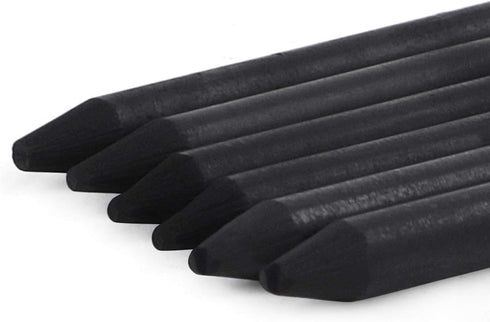 BXT 5.6MM Lead Refills for Metal Automatic Mechanical Graphite Pencil,6pcs Charcoal Refills in Soft Medium Hard for Draft Drawing, Shading, Crafti...
