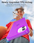 for iPhone 12 Mini Case Clear, Neon Bright Vibrant Color, Transparent Jelly Protective Silicone Phone Case Design for Women Girly Cute, Thin Slim ...
