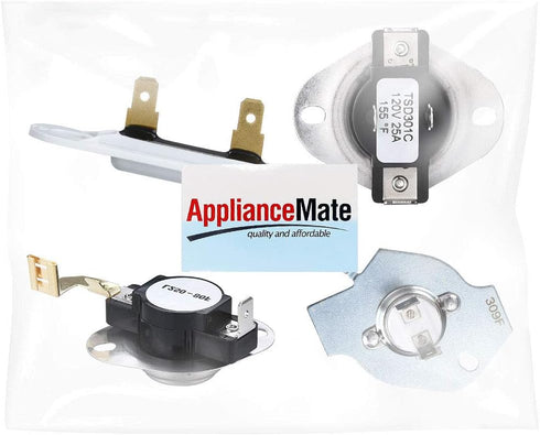 3977393 Dryer Thermal Fuse 3387134 Dryer Cycling Thermostat 3392519 Dryer Thermal Fuse 3977767 Dryer Thermostat Compatible with Whirlpool Dryers, Replacement Parts # WP3387134 WP3977767 WP3977393