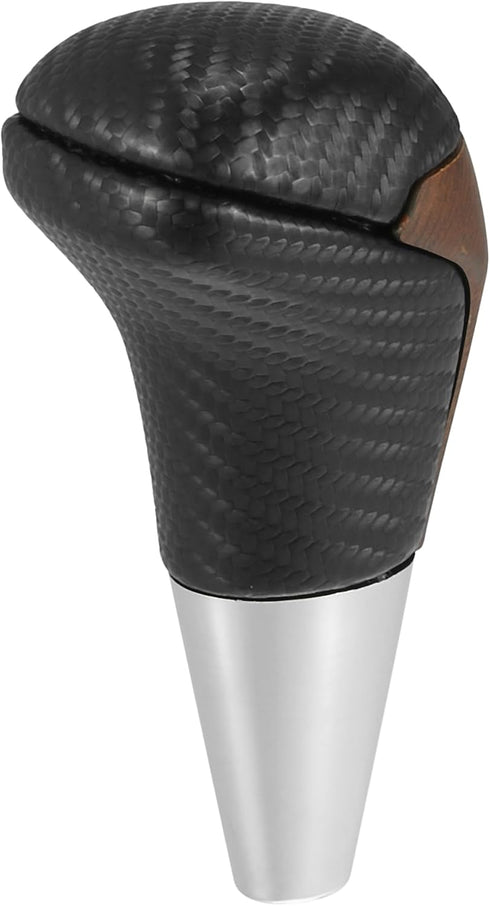 X AUTOHAUX Car Auto Automatic Gear Stick Shift Knob for Toyota Land Cruiser 4Runner 2003-2021 for Tundra for Lexus LX Black Carbon Fiber Pattern W...