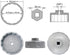Heavy Duty 74mm Oil Filter Wrench, Silver, Aluminum, Fits Volkswagen, Mercedes Benz, Audi, Porsche, Mazda, Sprinter and More...