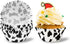 Cow Paper Patterned Cupcake Liners, 100Pcs Mini Muffin Baking Cups, Greaseproof Cupcake Papers Liners for Birthday, Baby Shower Theme Party, Farm ...