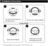 Car Steering Wheel Cover Gear Shift Handbrake Fuzzy Cover 1 Set 3 Pcs Multi-Colored with Winter Warm Pure Wool Fashion for Girl Women Ladies Unive...