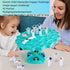 51pcs Children's Balance Astronaut Balance Tree Folding Happy Intelligence Early Education Decompression Game Table Battle, Decorating Characters...