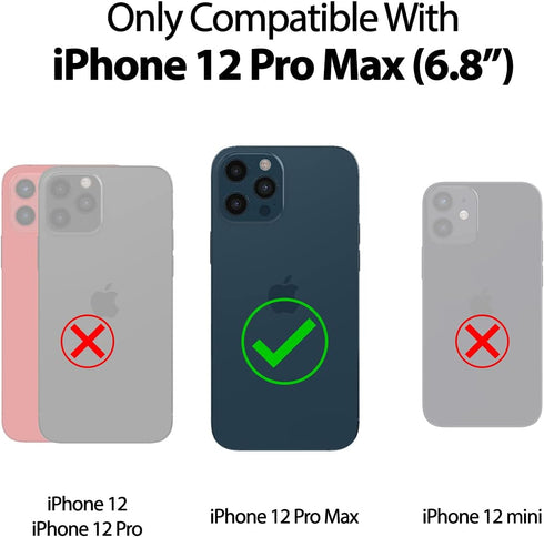 GOOSPERY Liquid Silicone Case for iPhone 12 Pro Max Case (6.7 inches) Silky-Soft Touch Full Body Protection Shockproof Cover Case with Soft Microf...
