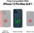 GOOSPERY Liquid Silicone Case for iPhone 12 Pro Max Case (6.7 inches) Silky-Soft Touch Full Body Protection Shockproof Cover Case with Soft Microf...